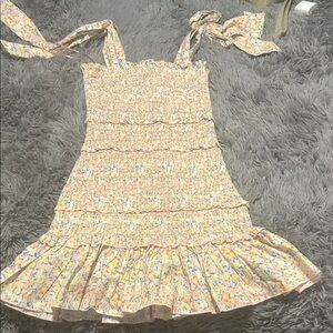 Floral Ruffle Mini Dress